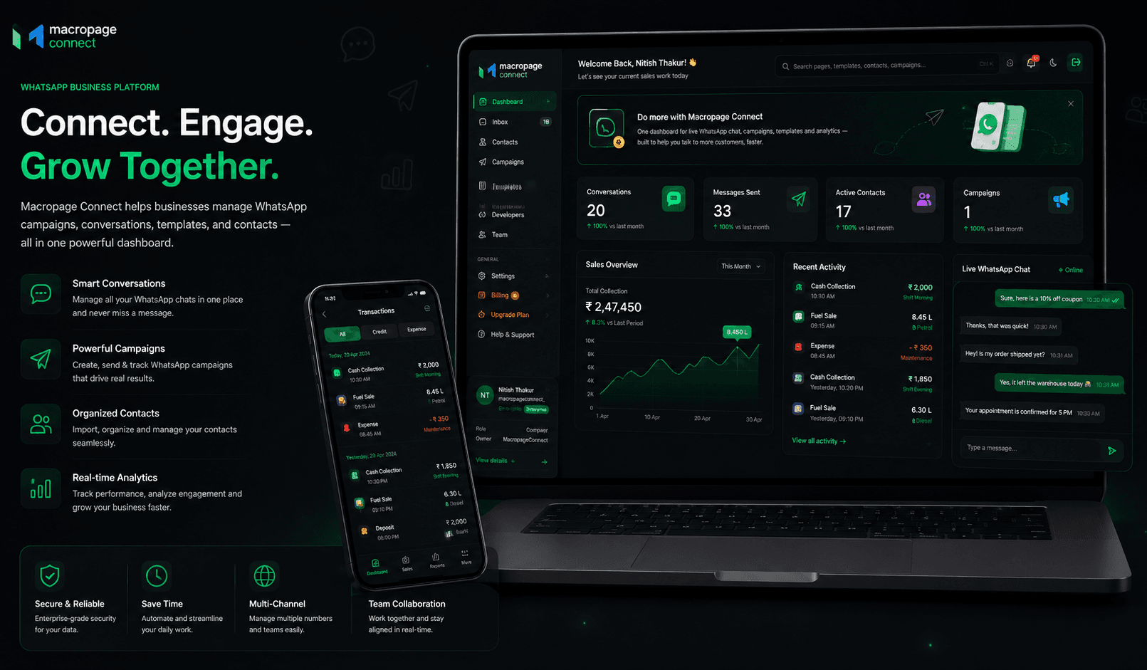 Macropage Connect Portal project screenshot