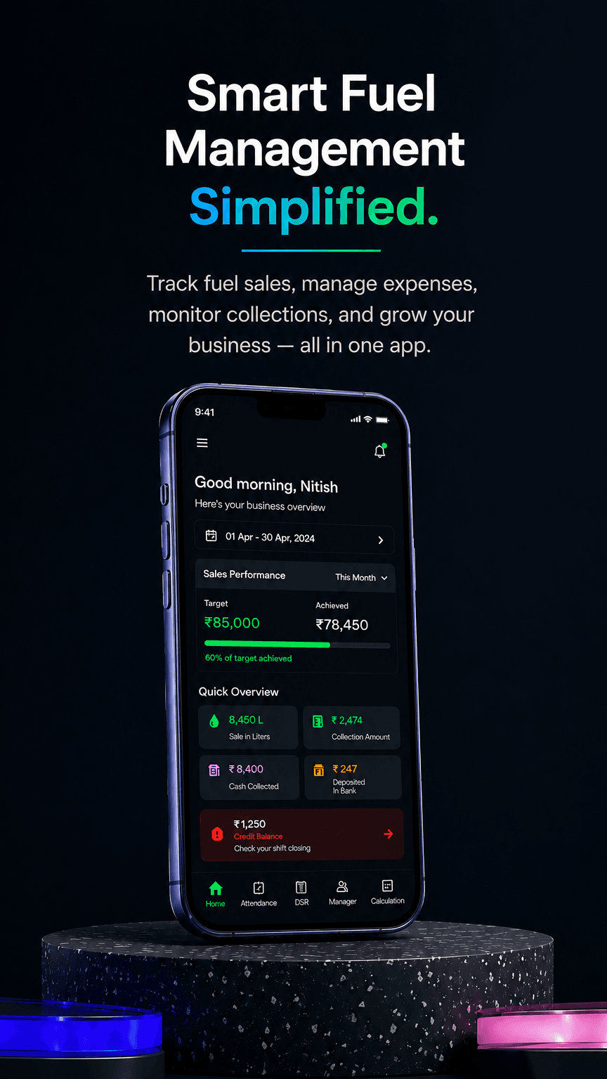 Mr Fuels Transact App project screenshot