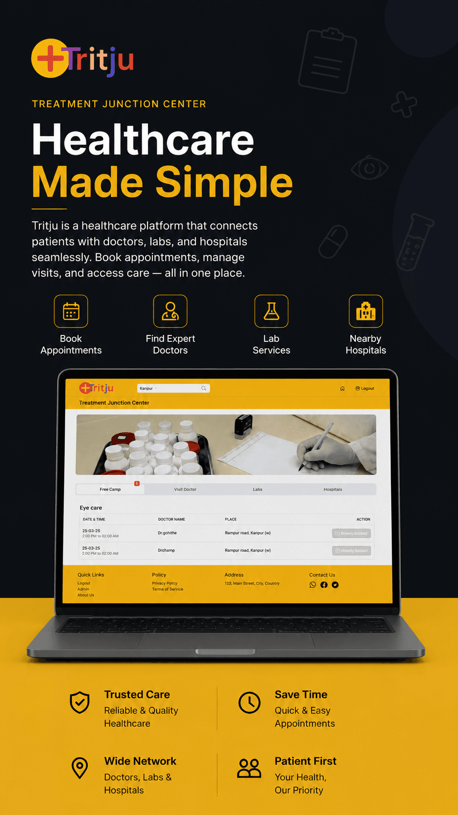 Tritju project screenshot