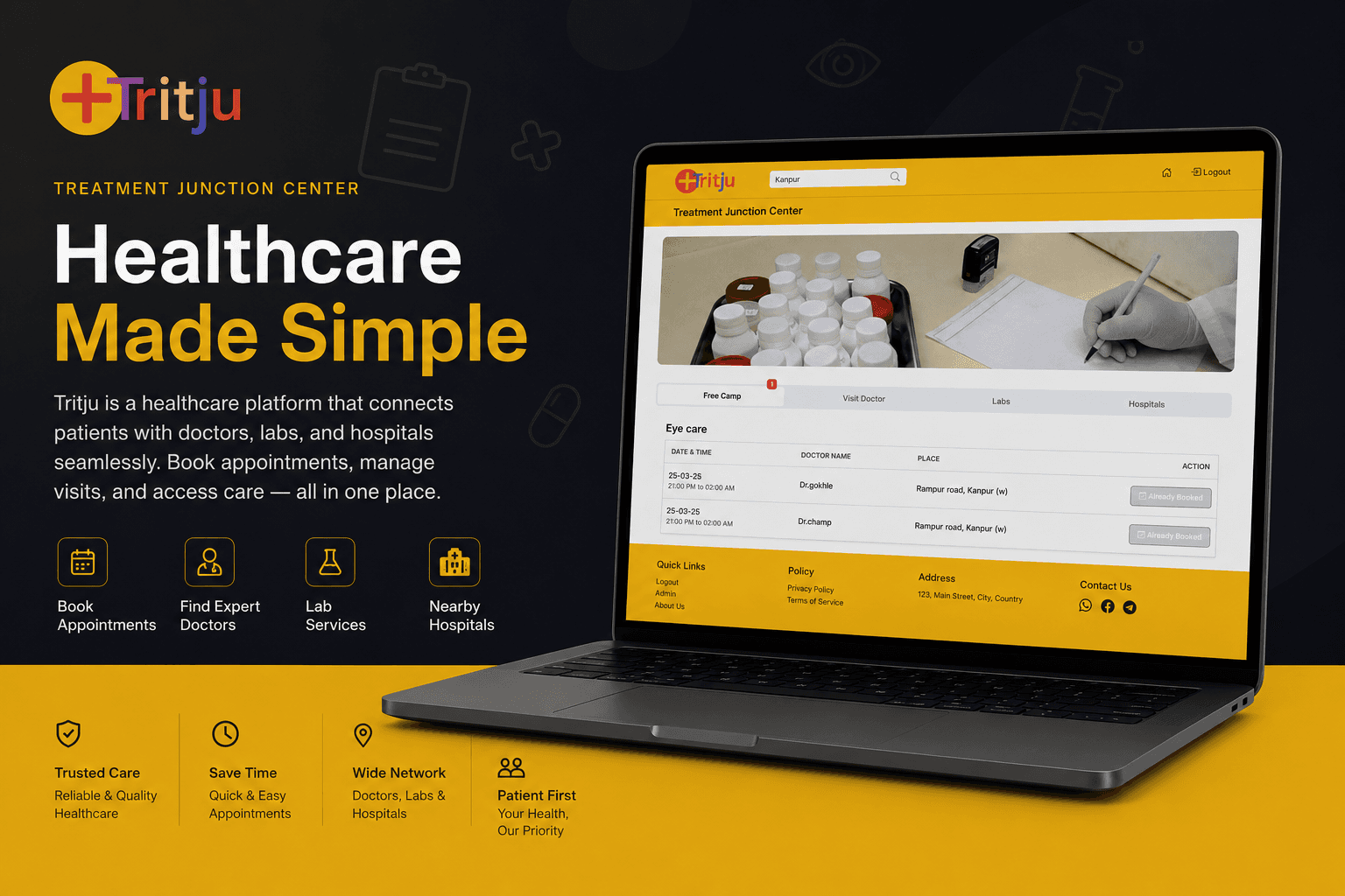 Tritju project screenshot